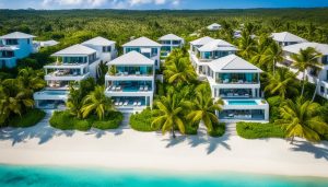 Luxury beachfront villas